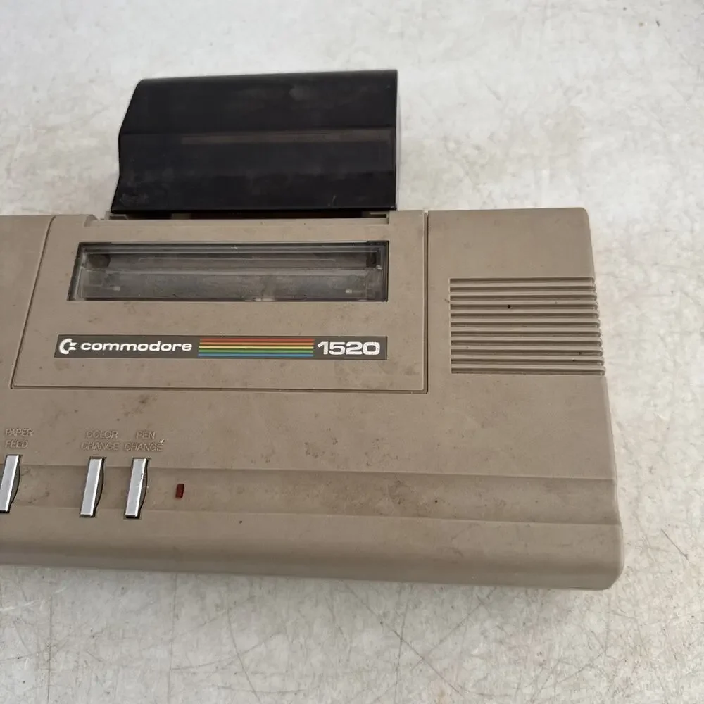 COMMODORE 1520 Printer No Power Cord In Good Shape